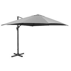 Foto van Le sud freepole parasol nice - antraciet - 300x300 cm - leen bakker