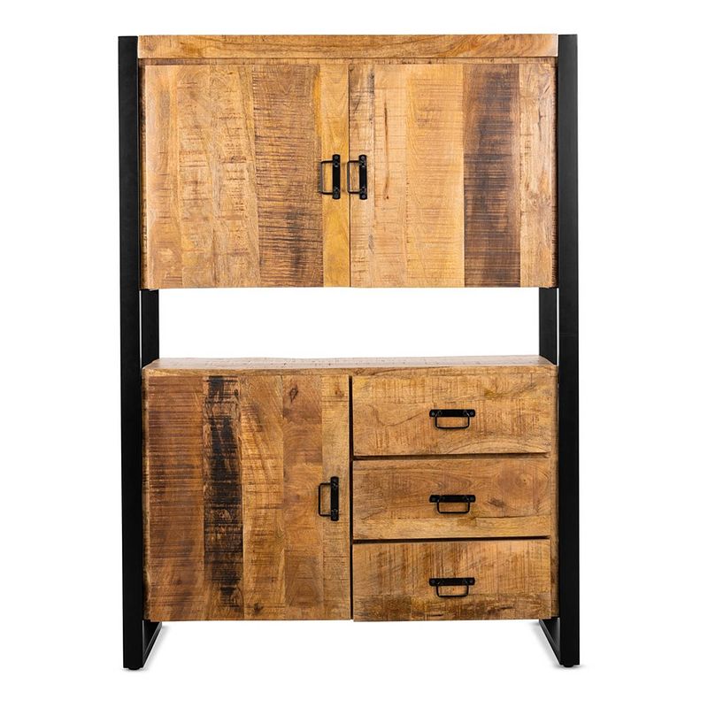 Foto van Benoa britt 3 door 3 drawer cabinet 115 cm