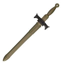 Foto van Middeleeuws ridder verkleed zwaard groen 66 cm - verkleedattributen