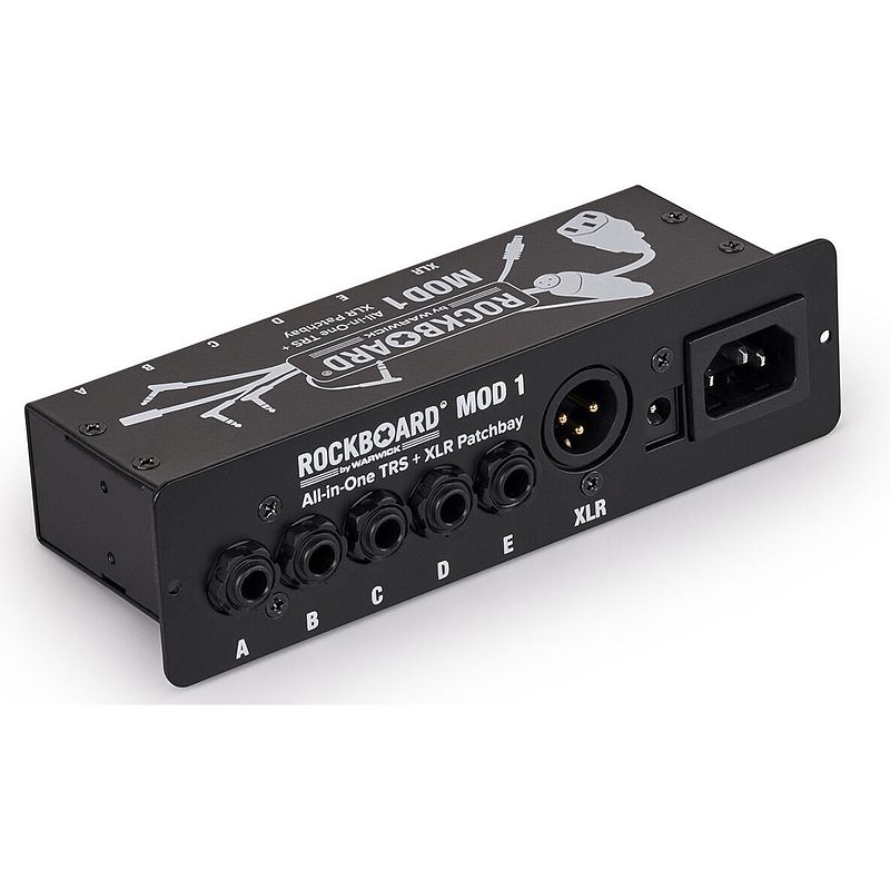 Foto van Rockboard mod 1 v2 trs en xlr patchbay voor pedalboard