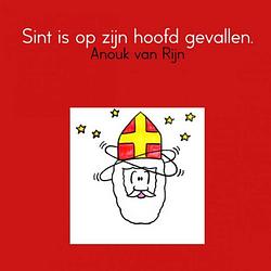 Foto van Sint is op zijn hoofd gevallen