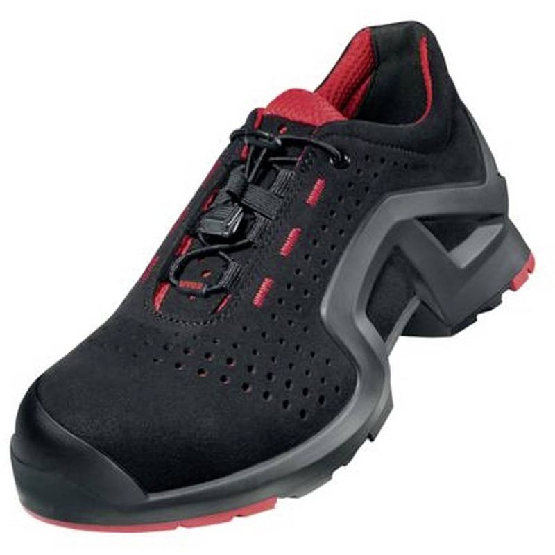 Foto van Uvex 1 support 8519250 lage veiligheidsschoenen esd s1 schoenmaat (eu): 50 rood/zwart 1 paar