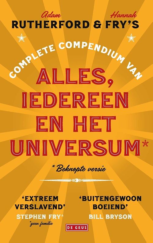 Foto van Adam rutherford & hannah fry's complete compendium van alles, iedereen en het universum* - hannah fry, adam rutherford - ebook