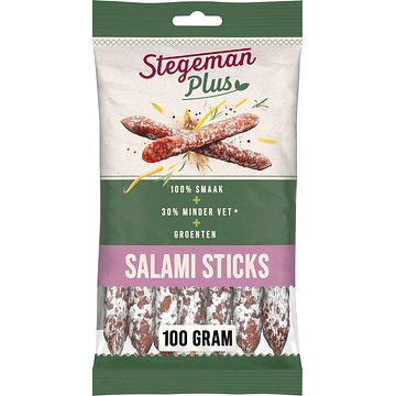 Foto van Stegeman plus salami sticks 6 x 100g bij jumbo