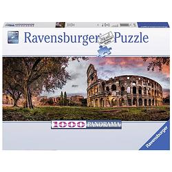 Foto van Ravensburger puzzel panorama colosseum in het avondrood - 1000 stukjes