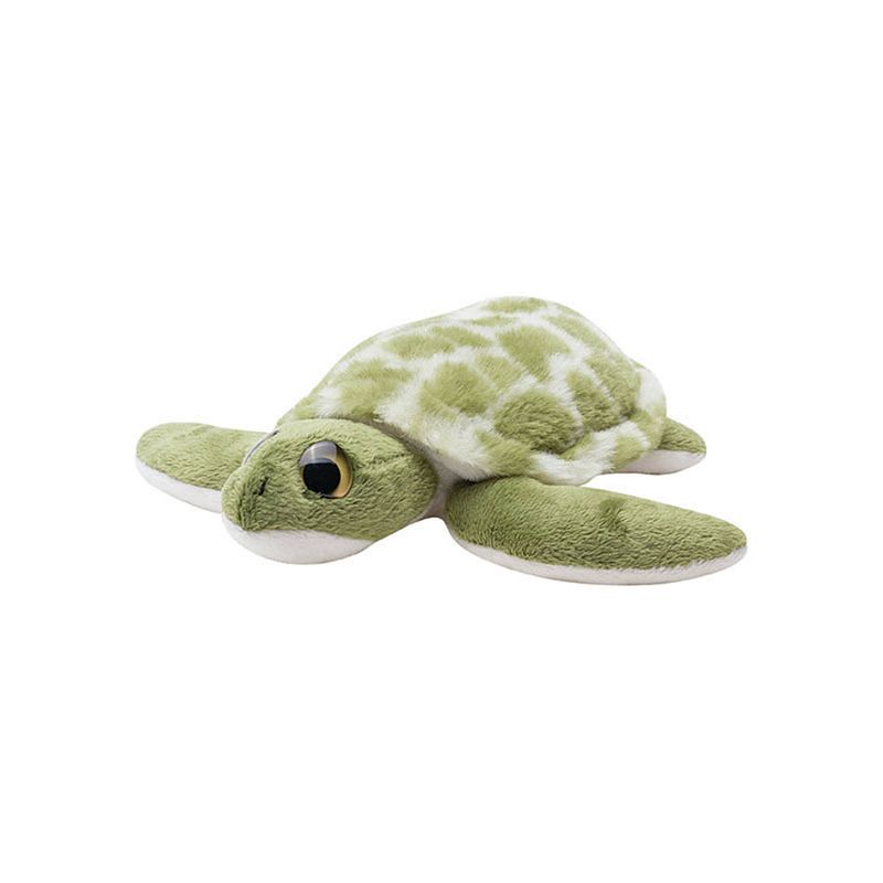 Foto van Pluche zeeschildpad knuffeldier van 20 cm - knuffeldier