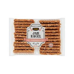 Foto van Jumbo koekjes jan hagel met pindaschaafsel 250g