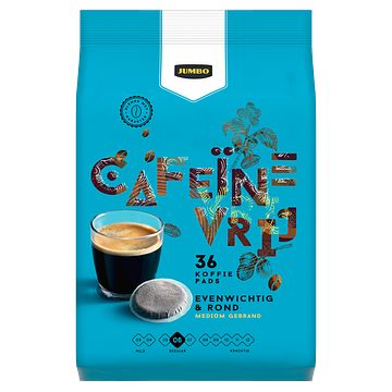 Foto van Jumbo koffiepads cafeinevrij 36 stuks