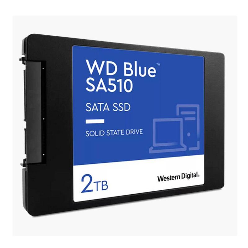 Foto van Western digital blue™ sa510 2 tb ssd harde schijf (2.5 inch) sata 6 gb/s retail wds200t3b0a