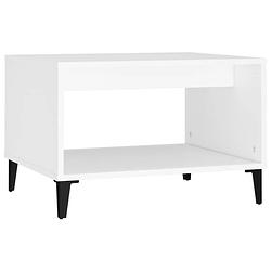 Foto van The living store salontafel - - salontafel - 60 x 50 x 40 cm - wit