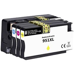 Foto van Renkforce inkt combipack vervangt hp 950 xl, 951 xl (c2p43ae) compatibel zwart, cyaan, magenta, geel rf-5705448