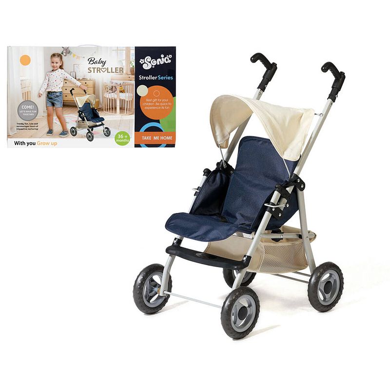 Foto van Poppenwagen stroller series 50 x 30 cm