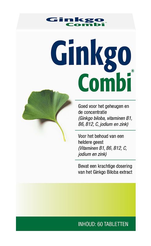 Foto van Leef vitaal ginkgo combi tabletten