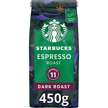 Foto van Starbucks® espresso dark roast koffiebonen 450 gram bij jumbo