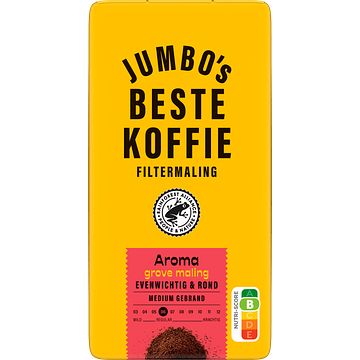 Foto van Jumbo'ss beste koffie filtermaling aroma 500 g