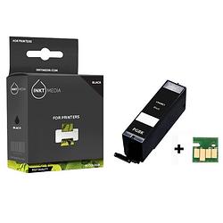 Foto van Geschikt canon pgi-570bk xl inktcartridge zwart pigment hoge capaciteit van inktmedia