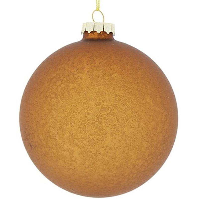 Foto van Non-branded kerstbal florenz 8 cm glas brons