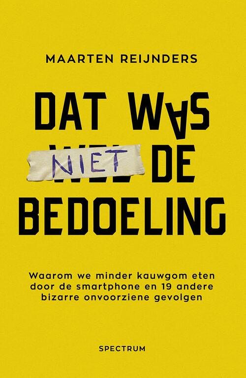 Foto van Dat was niet de bedoeling - maarten reijnders - ebook (9789000364787)