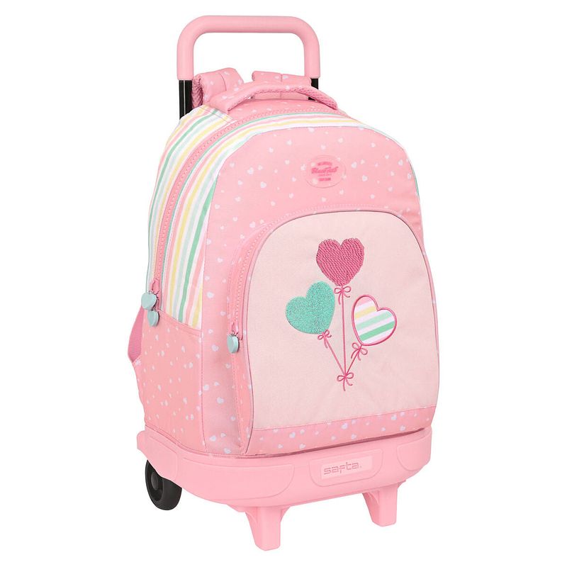 Foto van Schoolrugzak met wielen blackfit8 globitos 33 x 45 x 22 cm roze