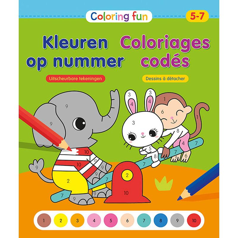 Foto van Deltas coloring fun - kleuren op nummer