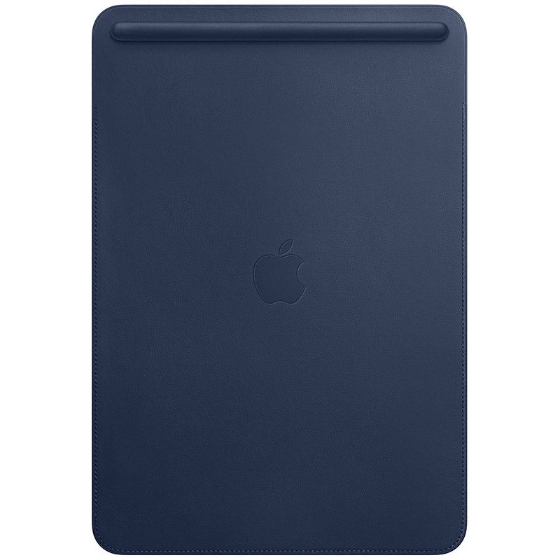 Foto van Apple leather sleeve ipad pro 10.5 / ipad air 10.5 tablethoes - donkerblauw