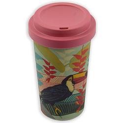 Foto van Travel mug - 400 ml koffiebeker to go - mok koffie of thee reisbeker, koffiebeker - coffee to go beker - cruising