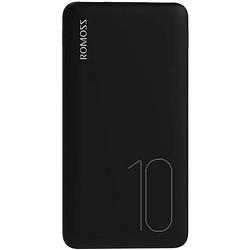 Foto van Romoss psp10 powerbank 10000 mah fast charge li-ion zwart statusweergave