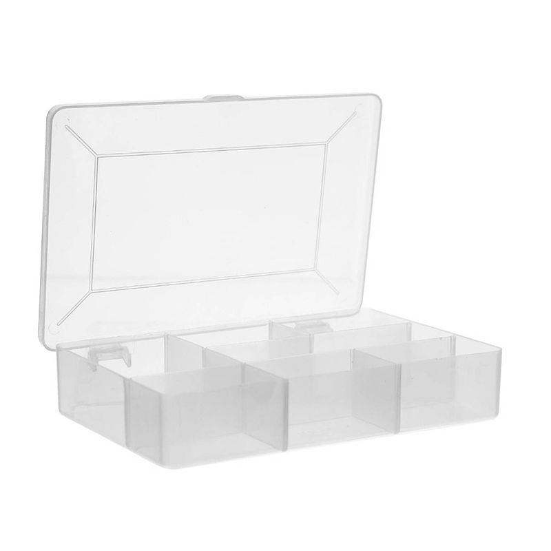 Foto van Plastic opbergbox met vakjes five®