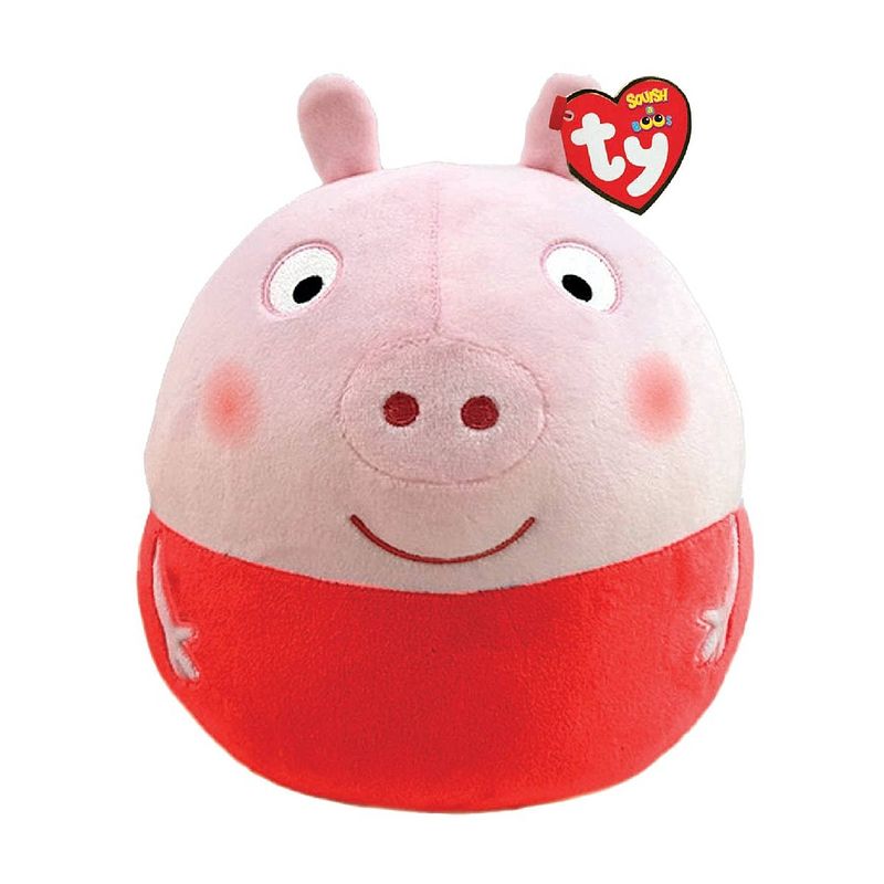 Foto van Ty squish a boo peppa pig peppa - 31 cm - knuffel