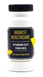 Foto van Highest healthcare vitamine b12 1000mcg smelttabletten