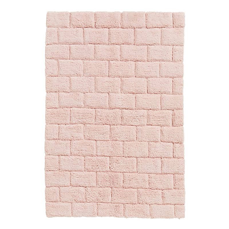 Foto van Seahorse metro badmat - 100% katoen - badmat (60x90 cm) - pearl pink