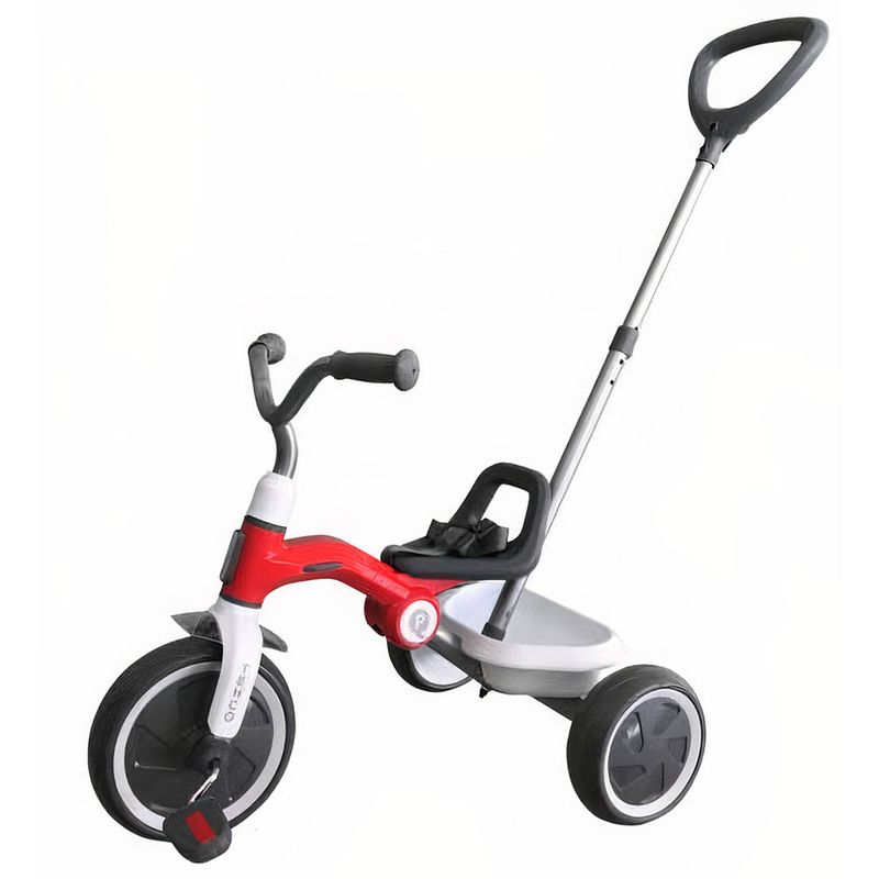 Foto van Qplay driewieler kind trike tenco junior rood/wit