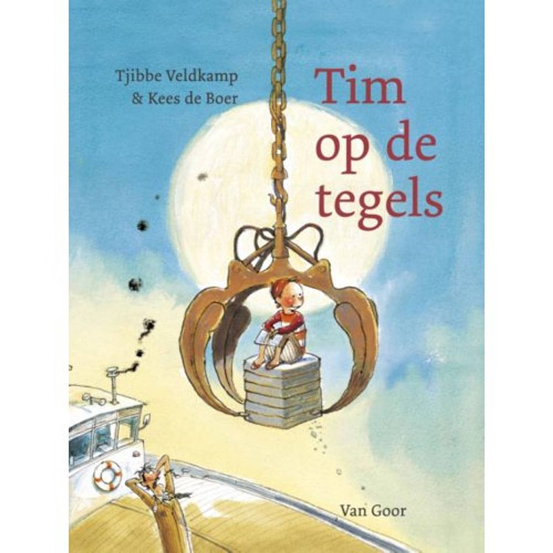 Foto van Tim op de tegels