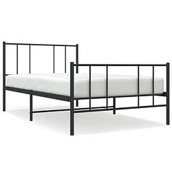 Foto van The living store bedframe - 207 x 112 x 90 cm - robuuste metalen constructie