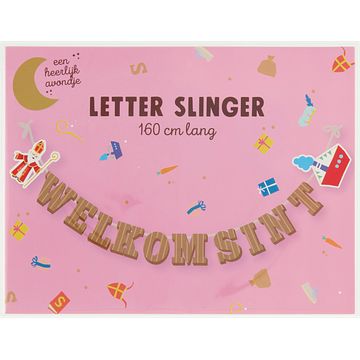 Foto van Letter slinger welkom sint bij jumbo