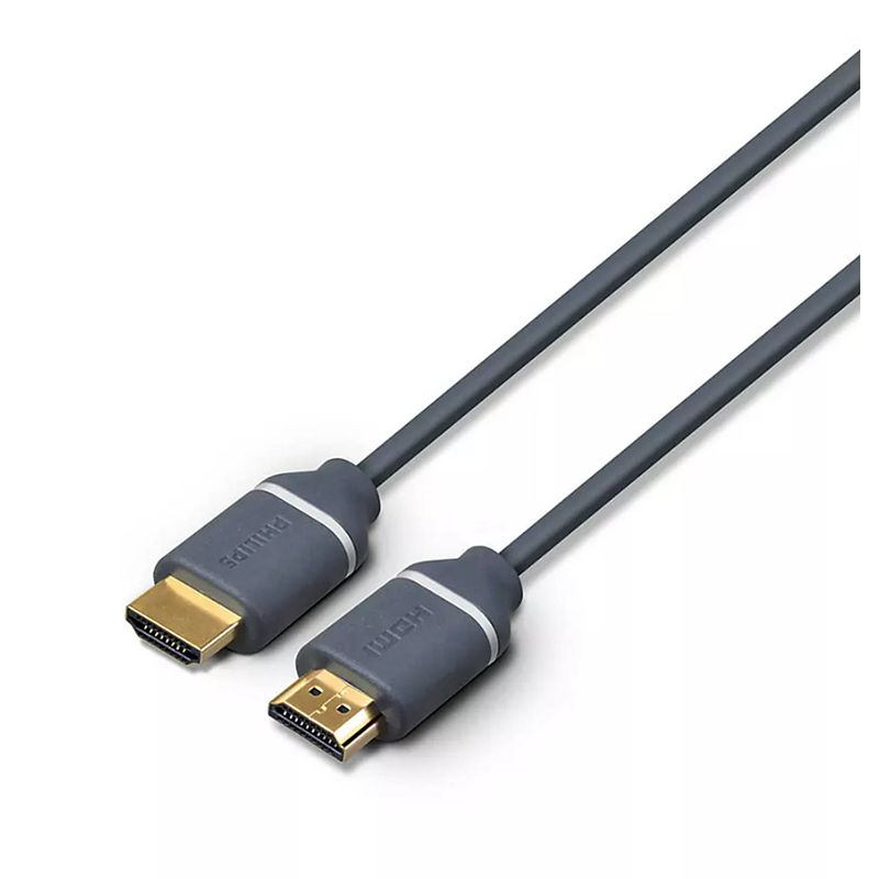 Foto van Philips hmdi kabel swv5610g - 1.5 m - hdmi naar hdmi - 4k en uhd 2160p - grijs