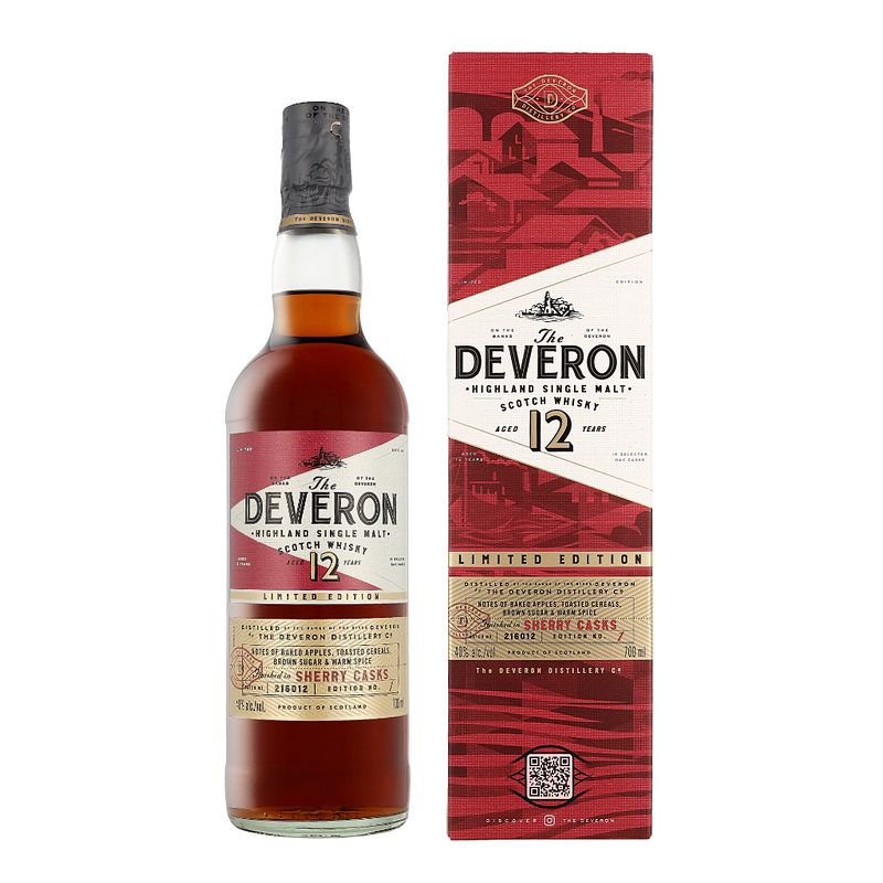 Foto van The deveron 12 years 70cl whisky + giftbox