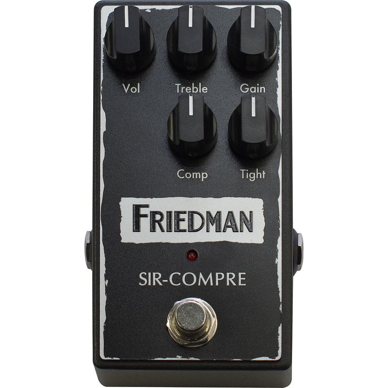 Foto van Friedman sir-compre optical compressor effectpedaal met overdrive