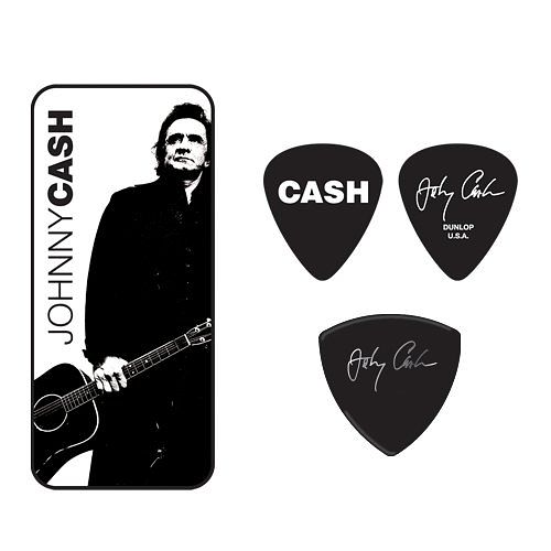 Foto van Dunlop jcpt02h johnny cash legend doosje plectrums