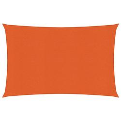 Foto van Vidaxl zonnezeil 160 g/m² 3,5x4,5 m hdpe oranje