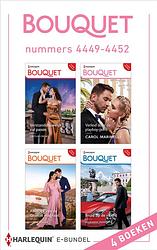 Foto van Bouquet e-bundel nummers 4449 - 4452 - carol marinelli, caitlin crews, louise fuller, julieanne howells - ebook