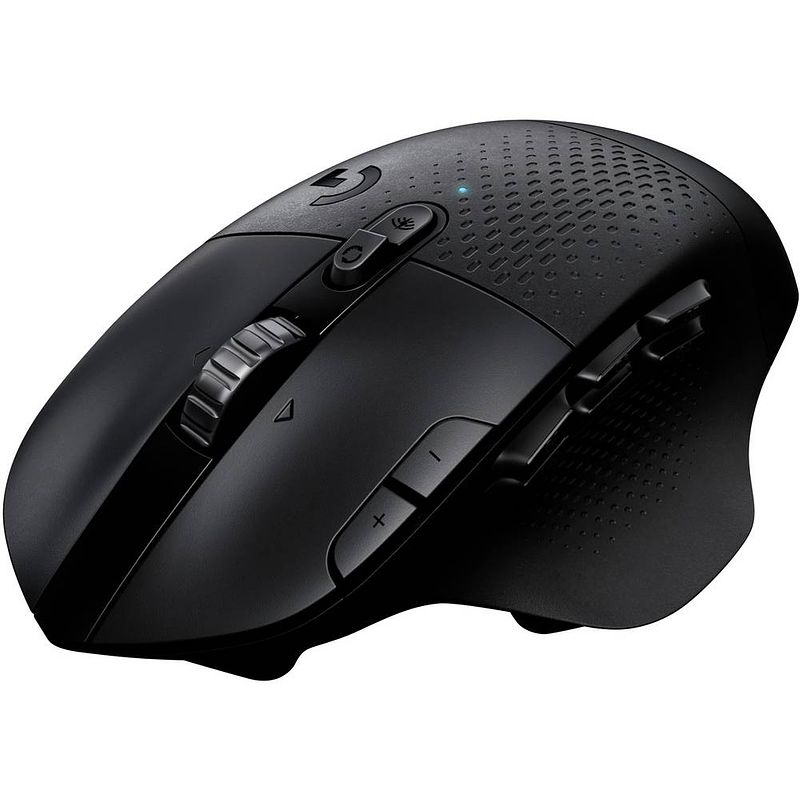 Foto van Logitech gaming g604 lightspeed draadloze gaming-muis bluetooth optisch zwart 16000 dpi