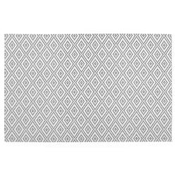 Foto van Rechthoekige placemat grafische print wit texaline 45 x 30 cm - placemats