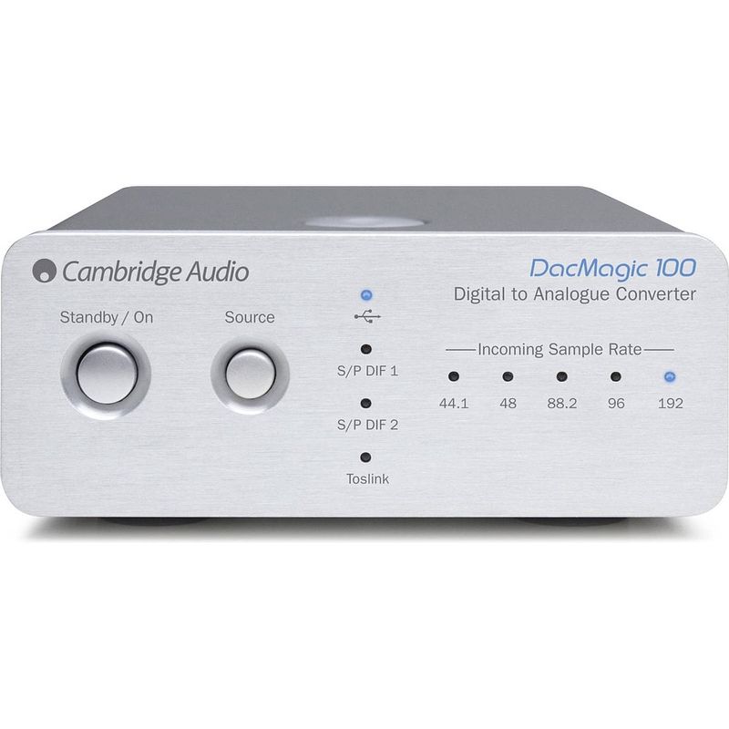 Foto van Cambridge audio dacmagic 100 converter - zilver - 13 x 10.60 x 4.60 cm