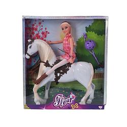 Foto van Pop fleur paard set