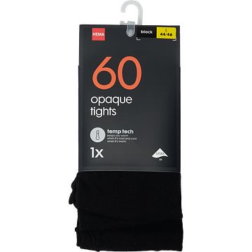 Foto van Hema panty temperatuur regulerend 60 denier zwart maat 44/46 bij jumbo