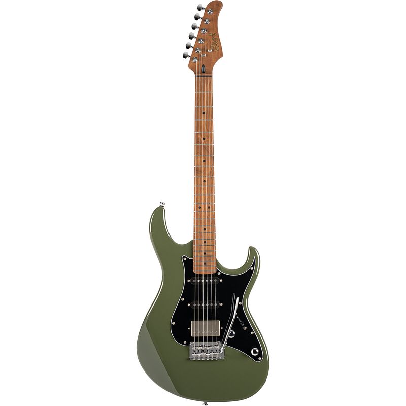 Foto van Cort g250 se olive dark green elektrische gitaar