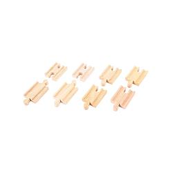 Foto van Bigjigs mini rails - 8 stuks