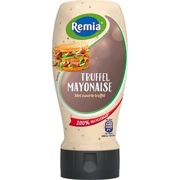 Foto van Remia truffel mayonaise met zwarte truffel 300ml bij jumbo