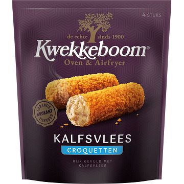 Foto van Kwekkeboom oven kalfsvlees croquetten 4 stuks bij jumbo